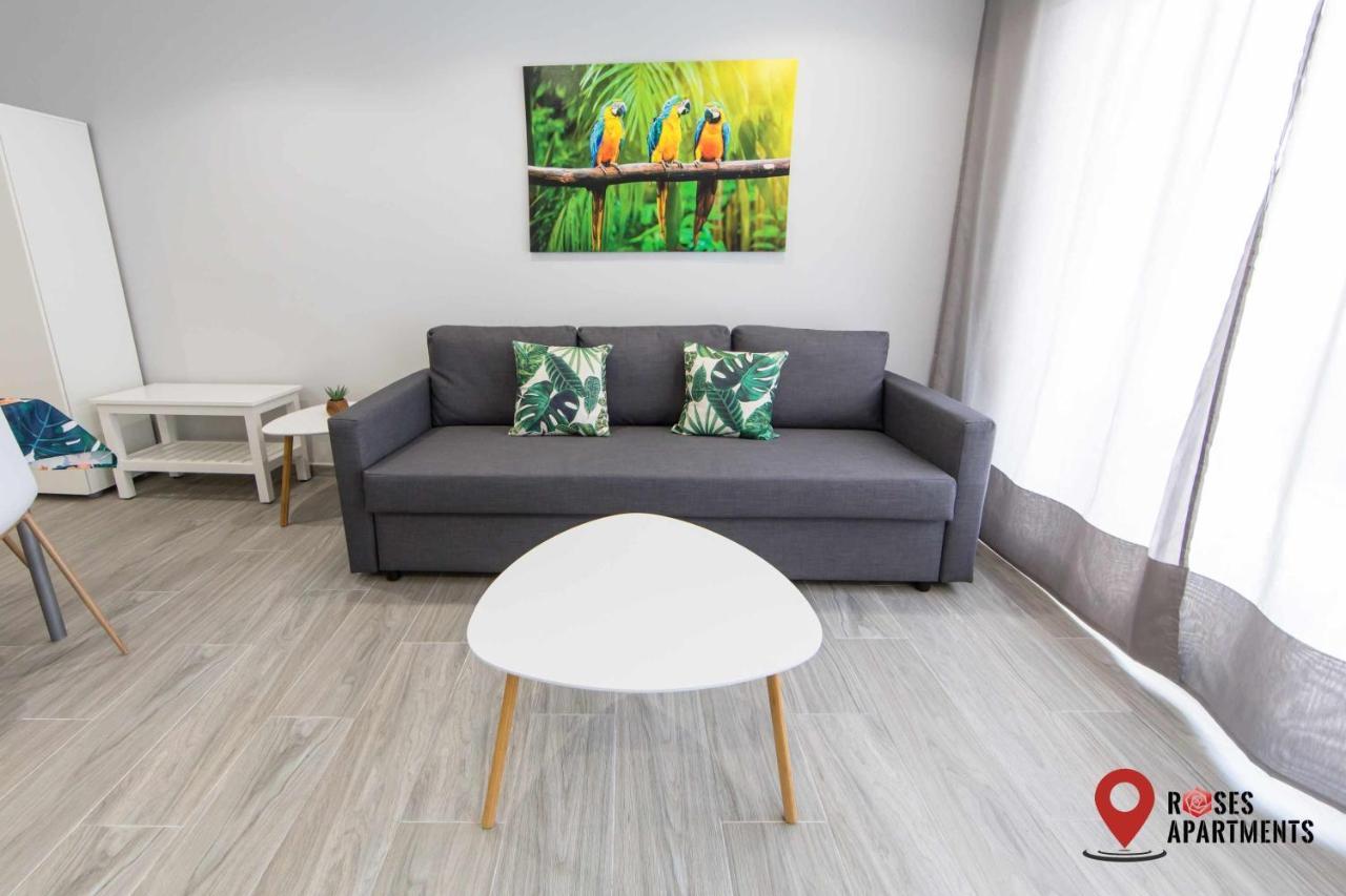 Roses Apartments Tropical Loft Vista Mar Lateral Eksteriør bilde
